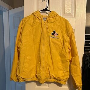 Vintage Disney Yellow Jacket with Mickey Design